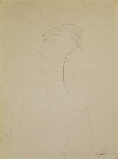 Porträt von Madame Zborowska von Amedeo Modigliani